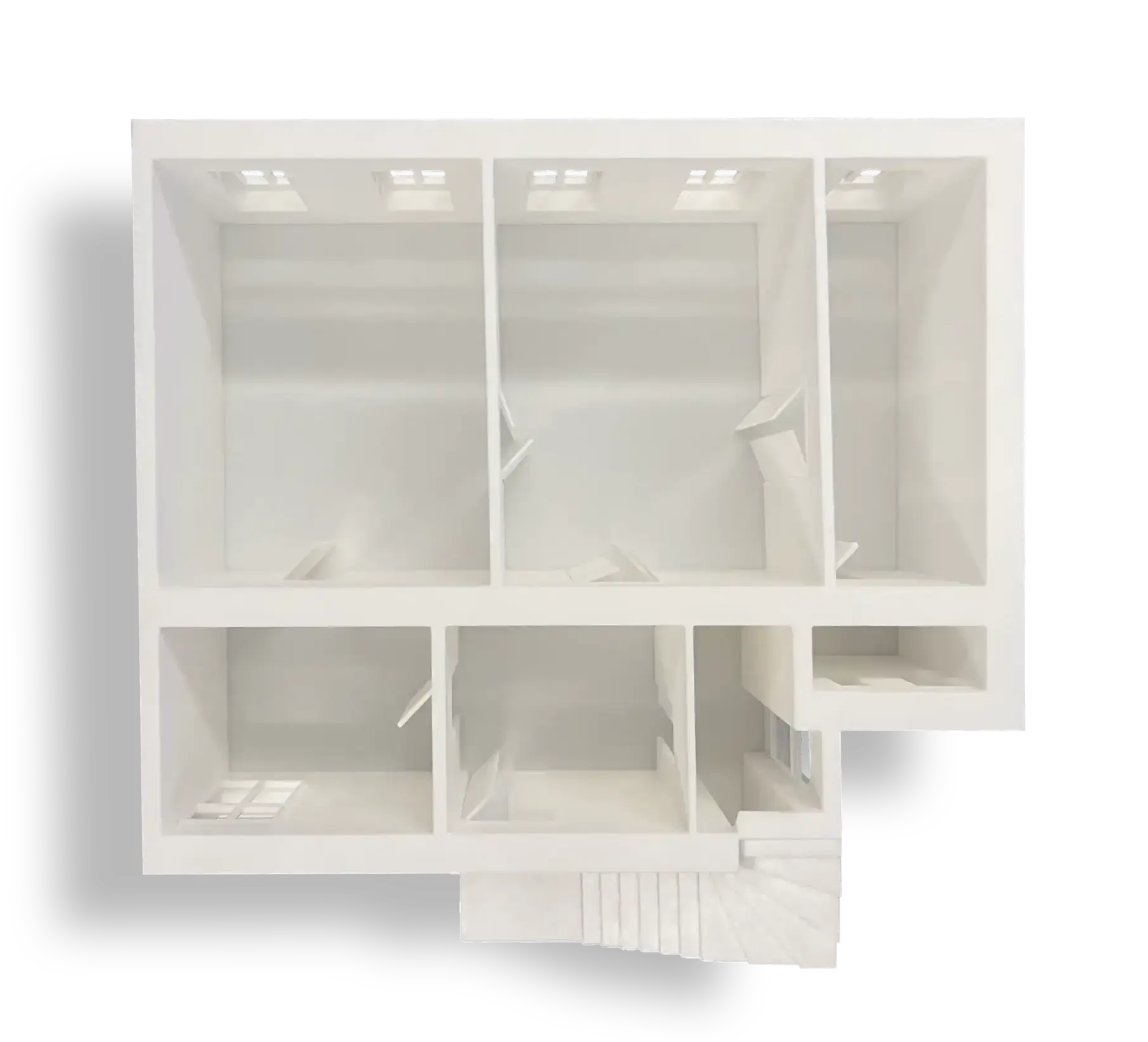 MiniHome-Modell für Eigenheimbesitzer und Wohnungsmakler - kompakt und detailreich