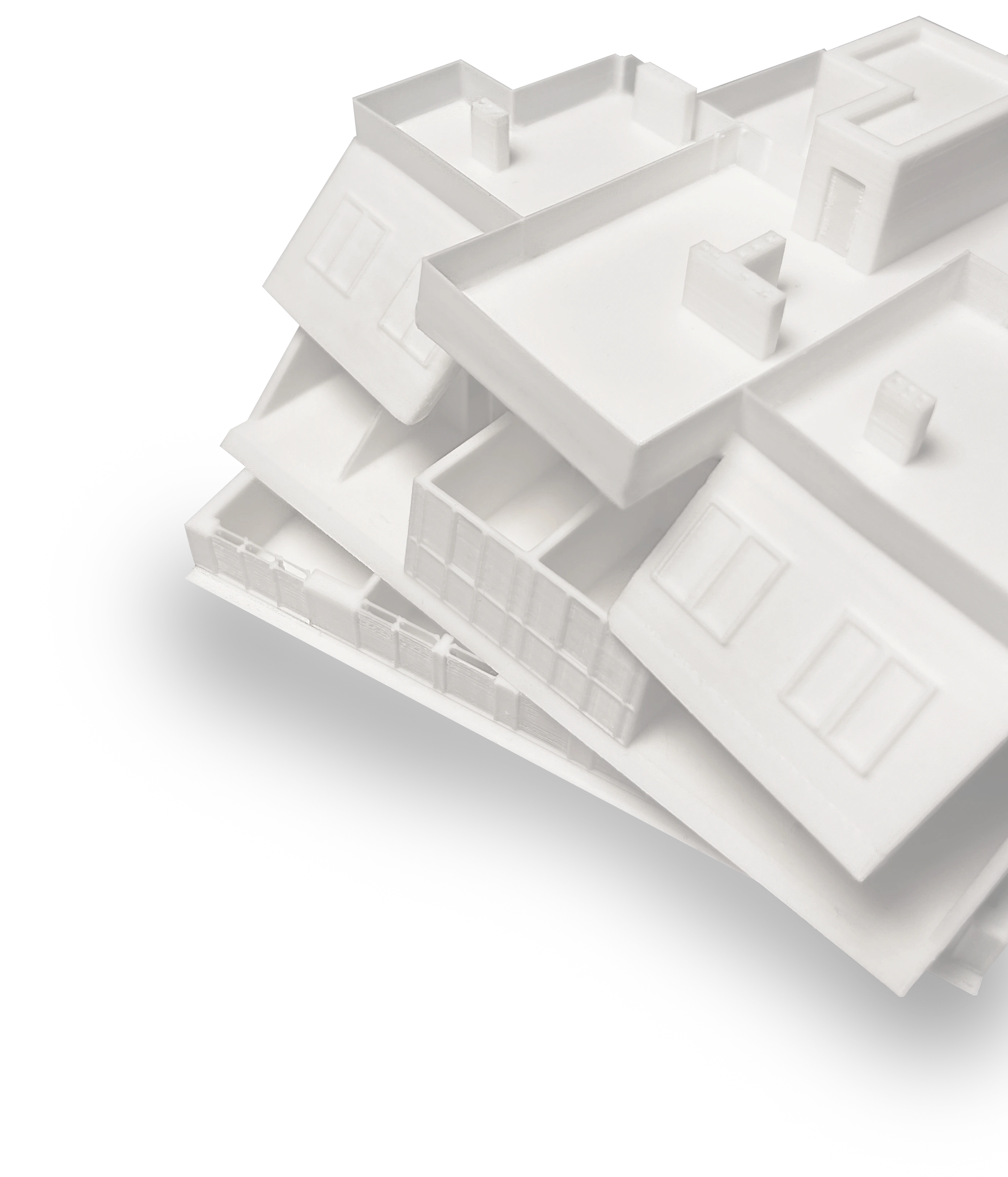 Zerlegbares Gebäudemodell